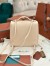 Loro Piana Extra Pocket Backpack in Cream Grained Calfskin