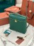 Loro Piana Extra Pocket Backpack in Green Grained Calfskin