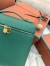 Loro Piana Extra Pocket Backpack in Green Grained Calfskin