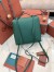 Loro Piana Extra Pocket Backpack in Green Grained Calfskin