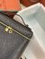 Loro Piana Extra Pocket Backpack in Black Ostrich Embossed Calfskin