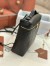 Loro Piana Extra Pocket Backpack in Black Ostrich Embossed Calfskin