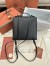 Loro Piana Extra Pocket Backpack in Black Ostrich Embossed Calfskin