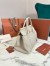 Loro Piana Loom L32 Bag in Light Travertine Grained Leather