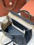 Loro Piana Loom L32 Bag in Navy Blue Grained Leather
