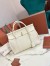 Loro Piana Loom L32 Bag in White Grained Leather