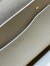 Loro Piana Loom L32 Bag in White and Tan Grained Leather