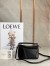 Loewe Puzzle Mini Bag In Black Calfskin