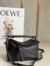 Loewe Puzzle Mini Bag In Black Calfskin