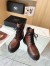Prada Chelsea Boots in Ebony Leather and Re-Nylon