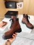 Prada Chelsea Boots in Ebony Leather and Re-Nylon