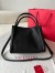 Valentino Alltime Medium Bag in Black Grained Calfskin 