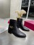 Valentino VLogo Signature Ankle Boots In Black Leather