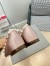 Valentino Garavani Rockstud Ballerina In Beige Satin
