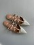 Valentino Garavani Rockstud Flat Mules In Opal-grey Patent Leather