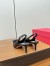 Valentino Rockstud Bow Slingback Pumps 60mm in Black Patent Leather 