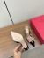 Valentino Rockstud Bow Slingback Pumps 100mm in Black Patent Leather