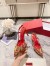 Valentino Vlogo Slingback Pumps 80mm In Red Toile Iconographe 