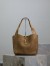Saint Laurent LE 5 À 7 Bea Bag in Golden Leaf Suede Leather
