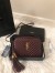 Saint Laurent Lou Camera Bag in Bordeaux Quilted Leather