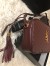 Saint Laurent Lou Camera Bag in Bordeaux Quilted Leather