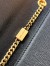 Saint Laurent Kate Chain Small Bag In Black Grained Leather
