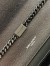 Saint Laurent Kate Chain Medium Bag In All Black Grained Leather