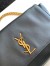 Saint Laurent Kate Reversible Medium Bag In Black Suede and Leather