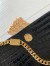Saint Laurent Kate Tassel Small Bag In Black Crocodile-embossed Leather
