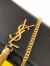 Saint Laurent Kate Tassel Small Bag In Black Grained Leather