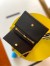 Saint Laurent Kate Tassel Small Bag In Black Grained Leather