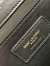 Saint Laurent Kate Tassel Medium Bag In Black Smooth Leather