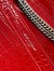 Saint Laurent Cassandra Medium Bag In Red Crocodile Embossed Leather