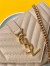 Saint Laurent Envelope Small Bag In Beige Grained Leather