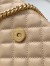 Saint Laurent Envelope Small Bag In Beige Grained Leather