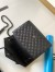 Saint Laurent Envelope Meidum Black Bag with Black Hardware