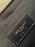 Saint Laurent Envelope Medium Bag In Khaki Green Grained Leather