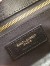 Saint Laurent Envelope Large Bag In Black Grained Leather