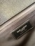 Saint Laurent Envelope Large Bag In Noir Grained Leather