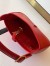 Saint Laurent Le 5 À 7 Hobo Bag in Red Smooth Leather