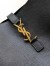 Saint Laurent Le 5 À 7 Hobo Bag in Black Grained Leather