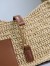 Saint Laurent Le 5 À 7 Hobo Mini Bag in Natural Raffia