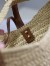 Saint Laurent Le 5 À 7 Hobo Mini Bag in Natural Raffia