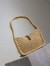 Saint Laurent Le 5 À 7 Hobo Mini Bag in Natural Raffia