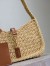 Saint Laurent Le 5 À 7 Hobo Mini Bag in Natural Raffia
