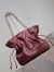 Saint Laurent Jamie 4.3 Large Pochon in Bordeaux Lambskin