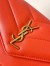 Saint Laurent LouLou Mini Bag in Orange Matelasse Lambskin