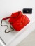 Saint Laurent LouLou Mini Bag in Orange Matelasse Lambskin