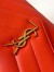 Saint Laurent LouLou Small Bag in Orange Matelasse Lambskin