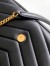 Saint Laurent LouLou Medium Bag in Black Matelasse Lambskin